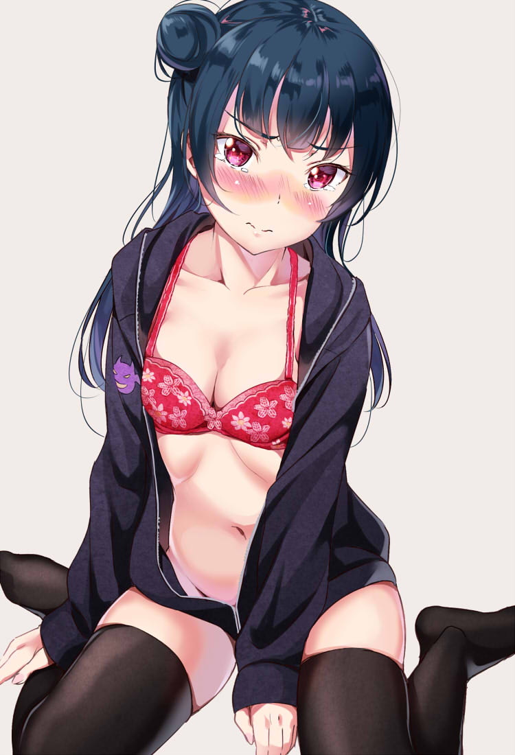 tsushima yoshiko (love live! and 1 more) drawn by tipii