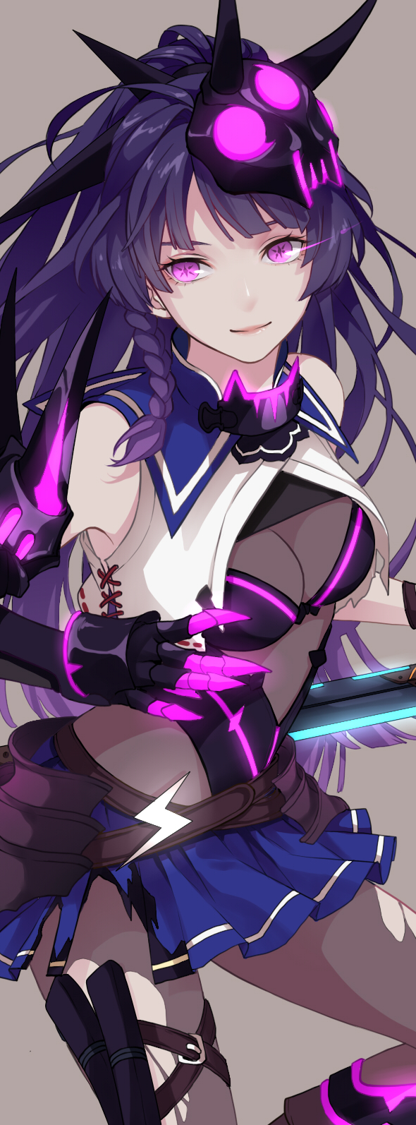 raiden mei (honkai and 1 more) drawn by shi_er_xian