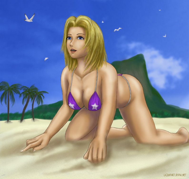 tina armstrong (dead or alive) drawn by liquidshade