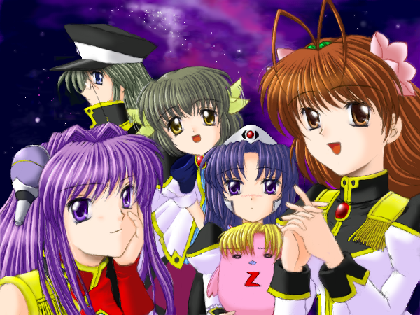furukawa nagisa, fujibayashi kyou, ibuki fuuko, sakagami tomoyo, ichinose kotomi, and 6 more (clannad and 1 more)