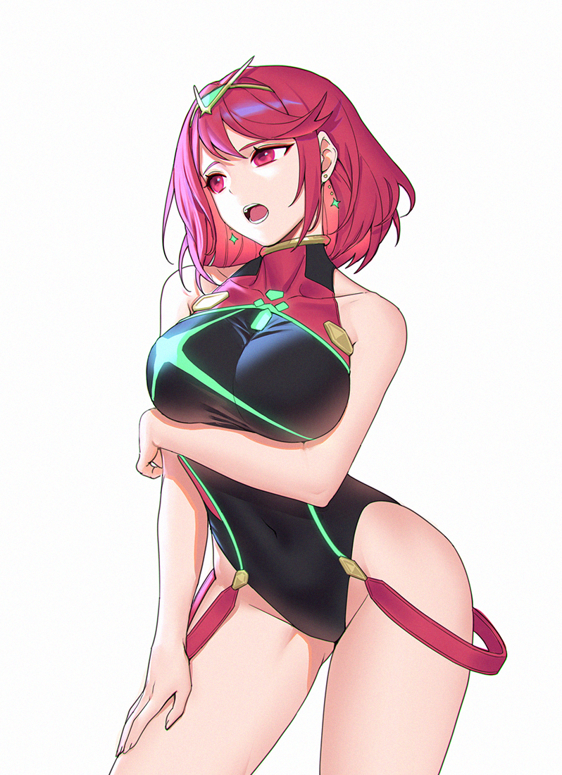 pyra (xenoblade chronicles and 1 more) drawn by siun