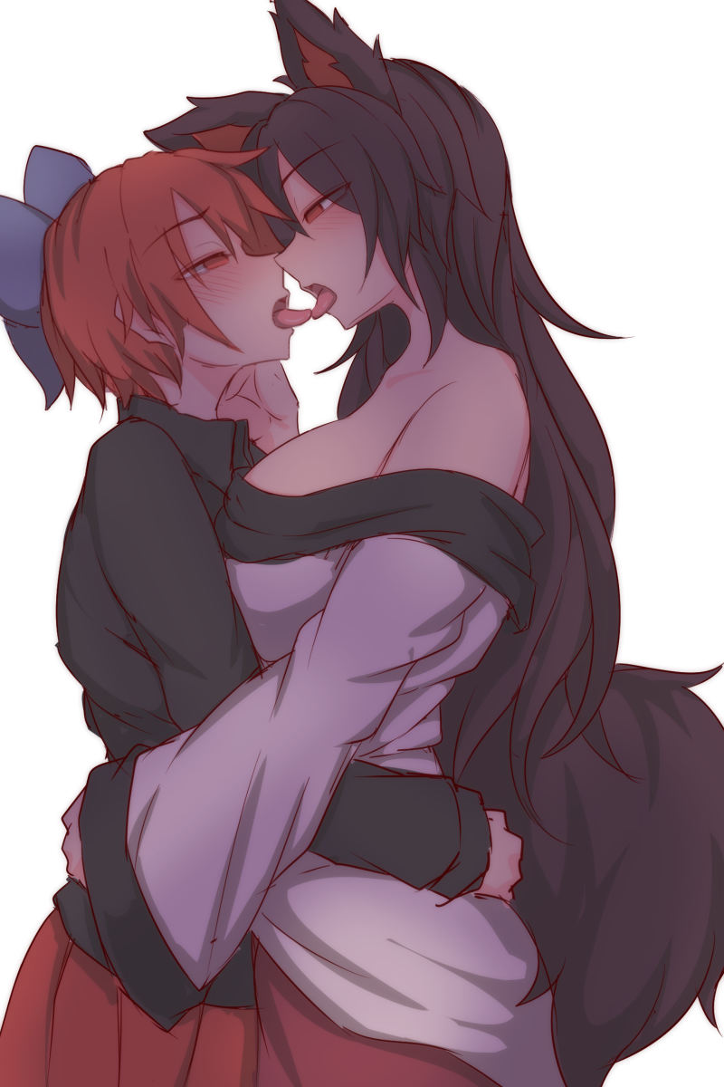 imaizumi kagerou and sekibanki (touhou) drawn by kuroba_rapid