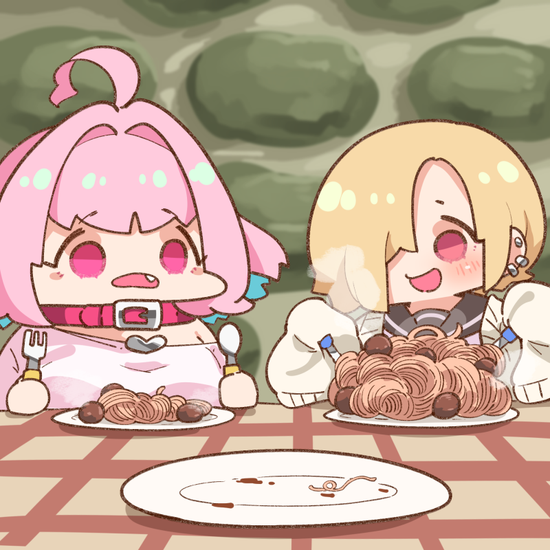 yumemi riamu and shirasaka koume (idolmaster and 1 more) drawn by takato_kurosuke