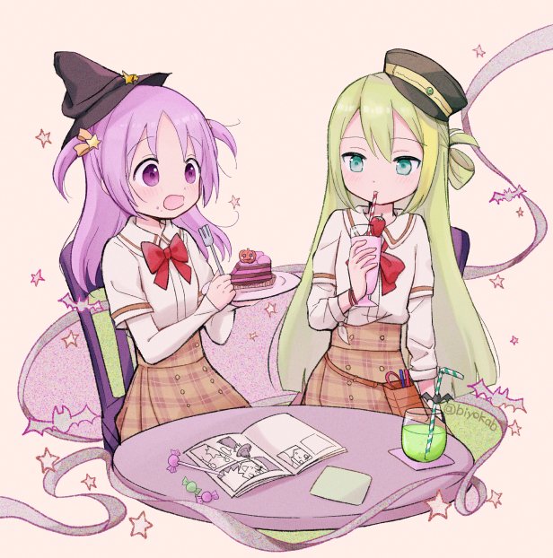 alina gray and misono karin (mahou shoujo madoka magica and 1 more) drawn by biyokab