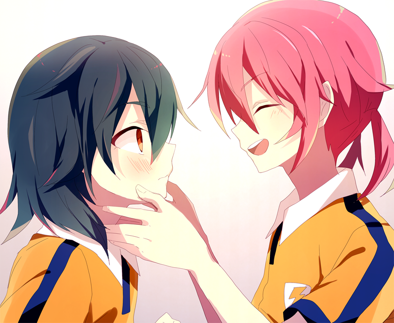 kirino ranmaru and kariya masaki (inazuma eleven and 1 more) drawn by hage_ta