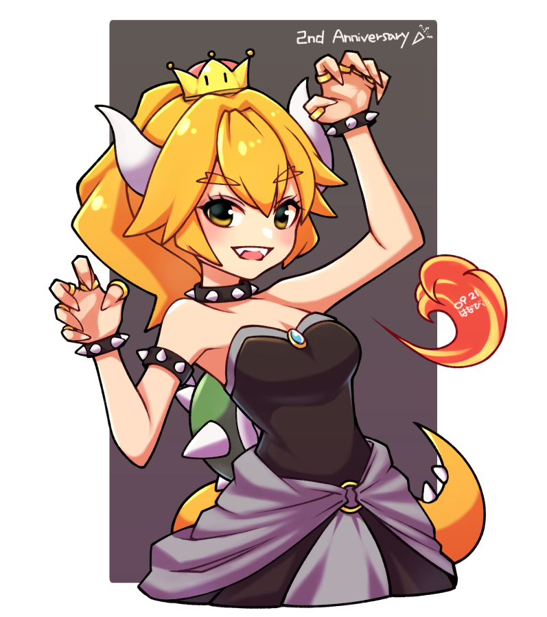 bowsette (mario and 1 more) drawn by umenodo