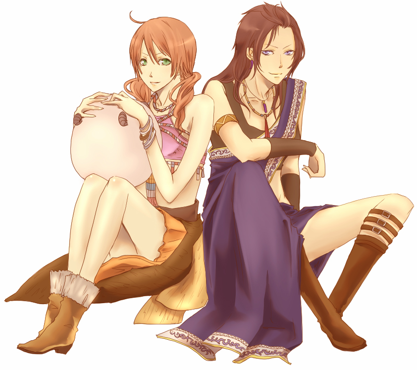 oerba dia vanille and oerba yun fang (final fantasy and 1 more) drawn by minami_(die_glut)