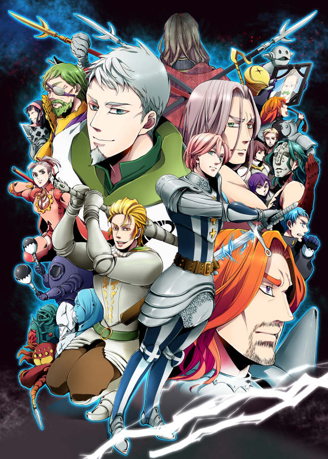 jericho, guila, hendricksen, helbram, gilthunder, and 3 more (nanatsu no taizai) drawn by pocomoso32155 and seisen2015