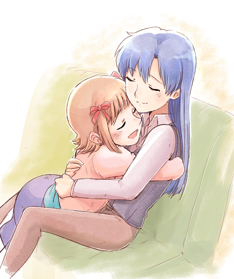 kisaragi chihaya and amami haruka (idolmaster) drawn by tsubobot