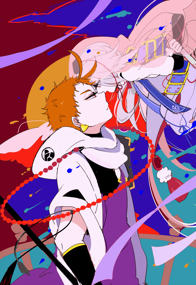 ima-no-tsurugi and iwatooshi (touken ranbu) drawn by sekimo