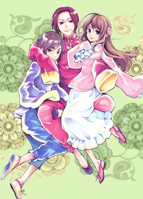 china, taiwan, and hong kong (axis powers hetalia) drawn by tarasara