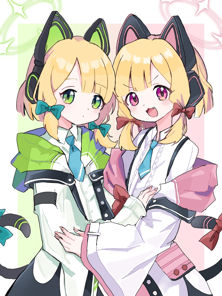 momoi and midori (blue archive) drawn by himagin20180321