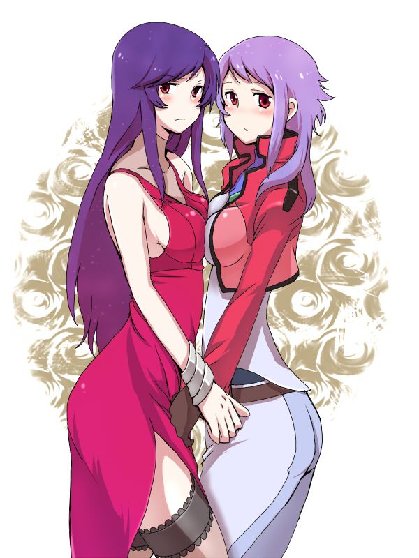 tieria erde and anew returner (gundam and 1 more) drawn by enari