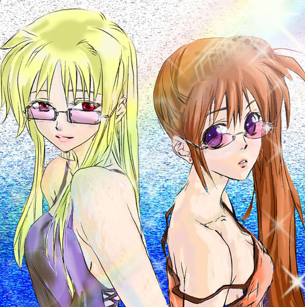 fate testarossa and takamachi nanoha (lyrical nanoha and 1 more)