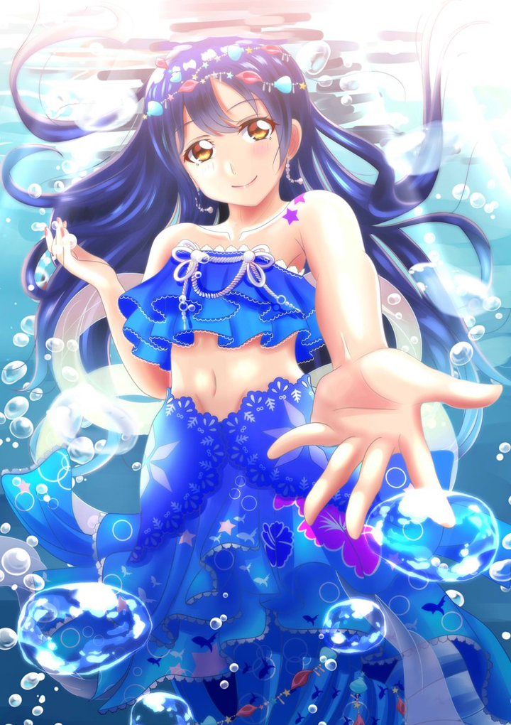 sonoda umi (love live! and 2 more) drawn by do10nn