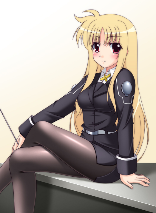 fate testarossa (lyrical nanoha and 1 more) drawn by narutaki_shin