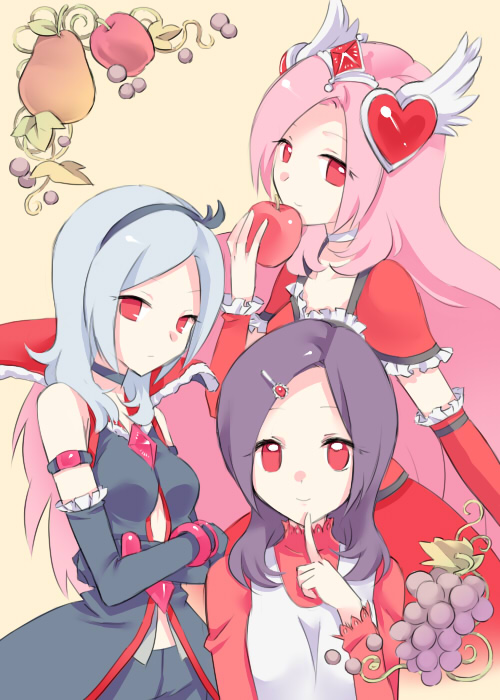 higashi setsuna, eas, and cure passion (precure and 1 more) drawn by ayamoto
