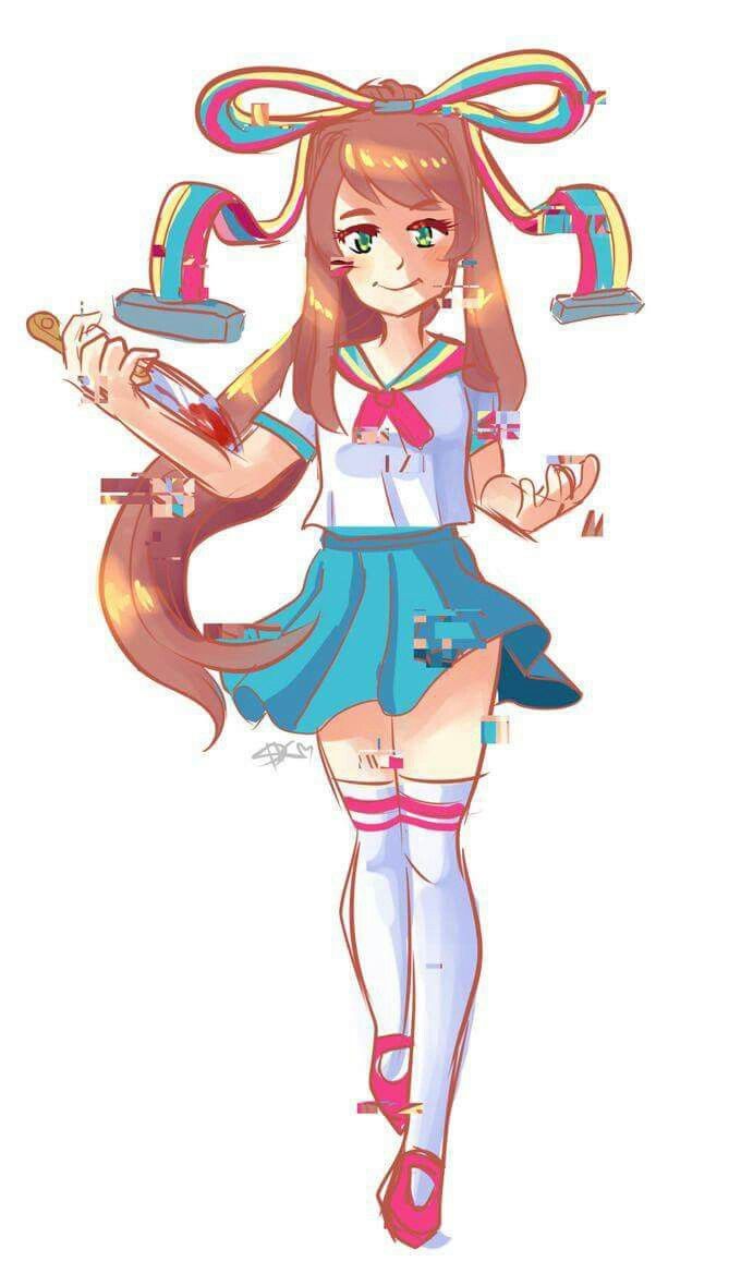 monika and giffany (doki doki literature club and 1 more)