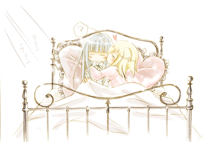 frederica bernkastel and lambdadelta (umineko no naku koro ni) drawn by gigi