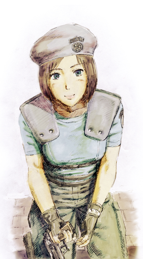 jill valentine (resident evil and 1 more) drawn by jibon
