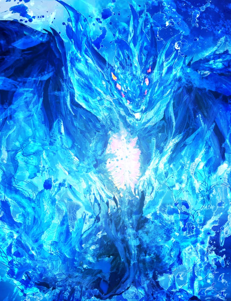 xeno'jiiva (monster hunter and 1 more) drawn by user_mufv5734