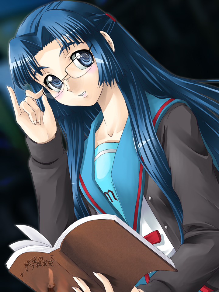 asakura ryoko (suzumiya haruhi no yuuutsu) drawn by yaso_shigeru