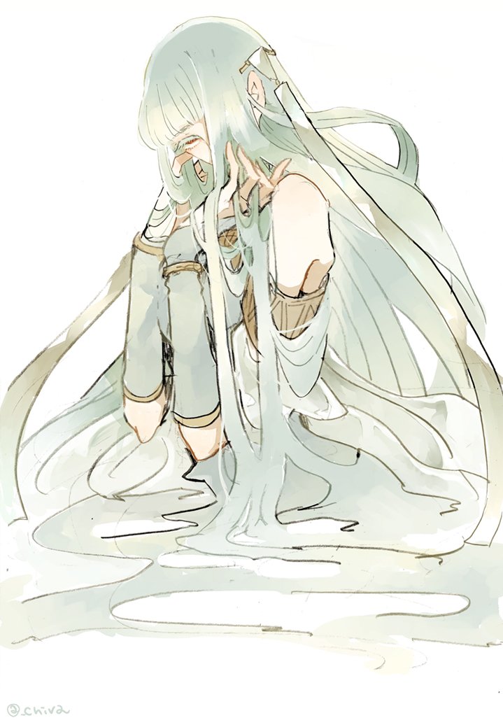 ninian (fire emblem and 1 more) drawn by chiva_(wonderworldwood)