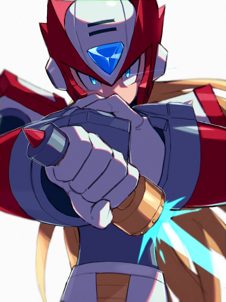 zero (mega man and 1 more) drawn by vani_(hisha_04)
