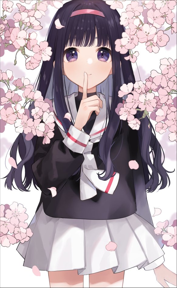 daidouji tomoyo (cardcaptor sakura) drawn by chiri_(ch!)