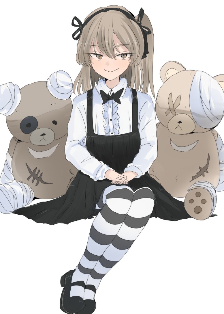 shimada arisu and boko (girls und panzer) drawn by necro_(nekurodayo)