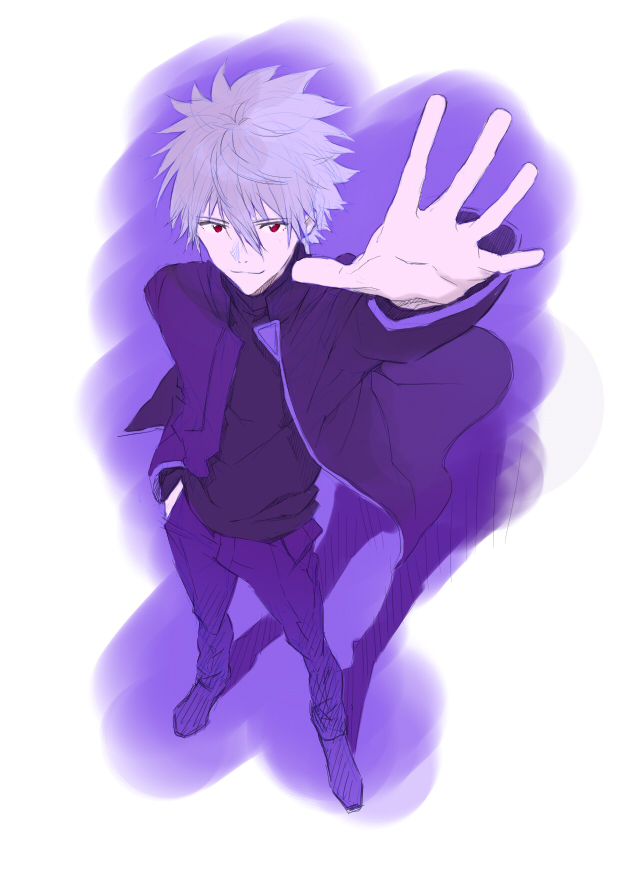 nagisa kaworu (neon genesis evangelion) drawn by chocolate_sable