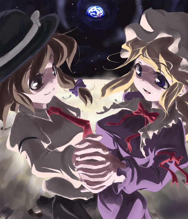 usami renko and maribel hearn (touhou) drawn by aya_shachou