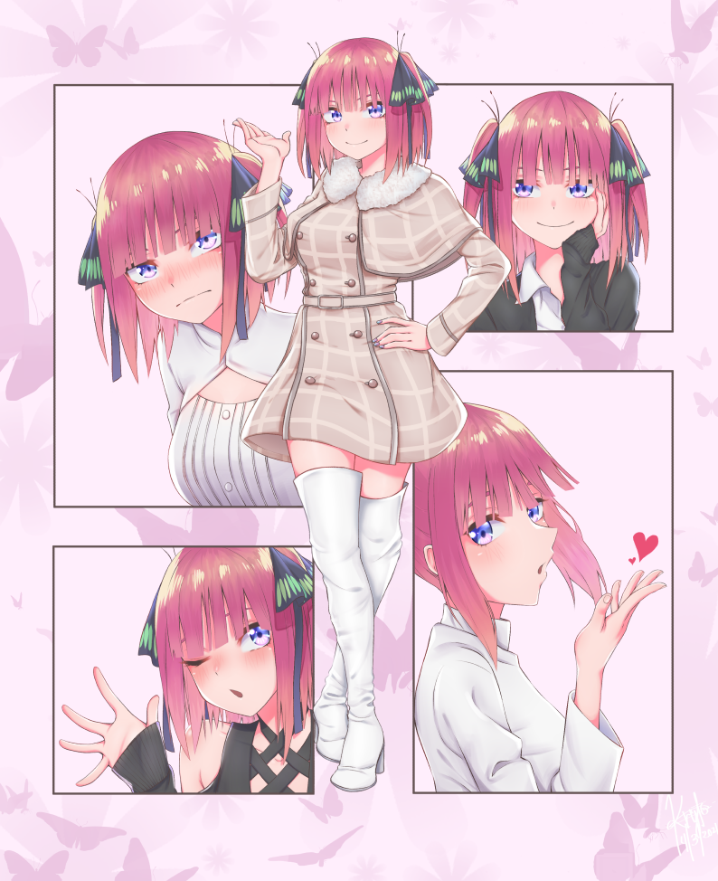 nakano nino (go-toubun no hanayome) drawn by kryto_arts