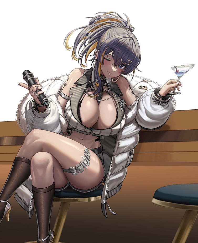 noise (goddess of victory: nikke) drawn by silvertsuki