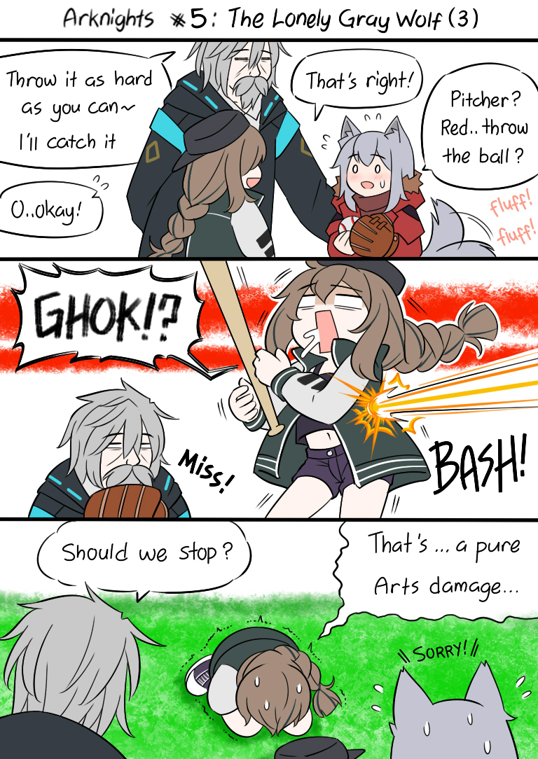 doctor, male doctor, projekt red, old man, and cuora (arknights) drawn by guin_guin
