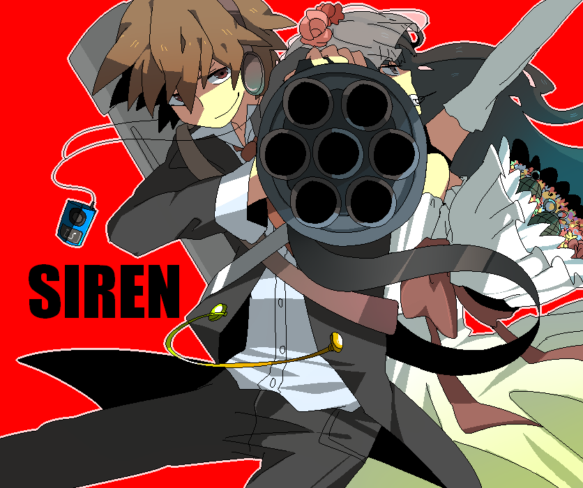 kajiro miyako and suda kyouya (siren and 1 more) drawn by tsumito