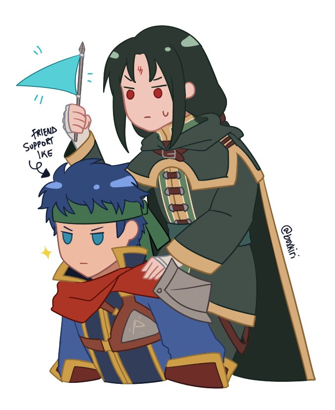 ike and soren (fire emblem and 2 more) drawn by boxkiri