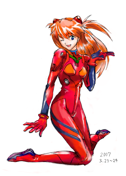 souryuu asuka langley (neon genesis evangelion) drawn by innu