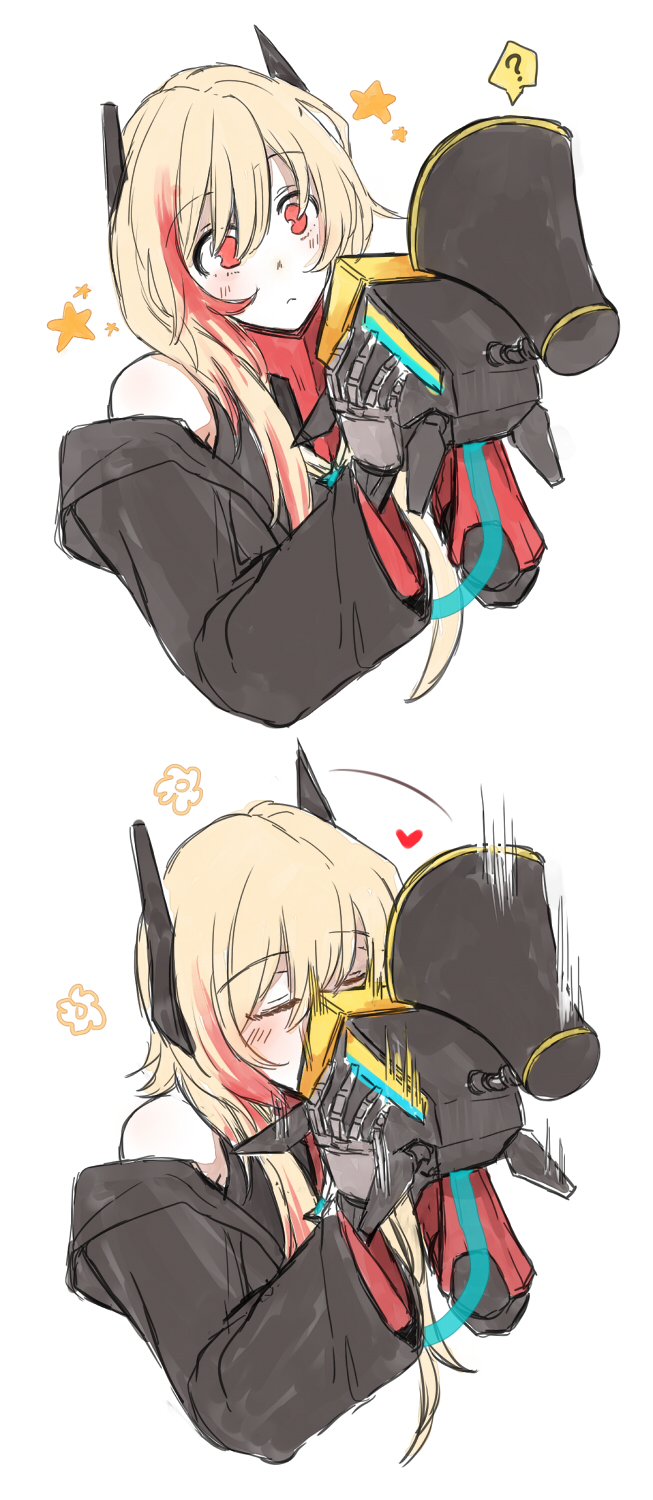 m4 sopmod ii and banana (girls' frontline) drawn by hinagi_(fox_priest)