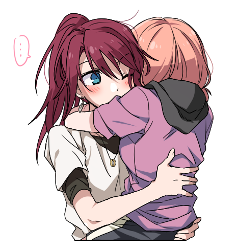 uehara himari and udagawa tomoe (bang dream!) drawn by re_ghotion