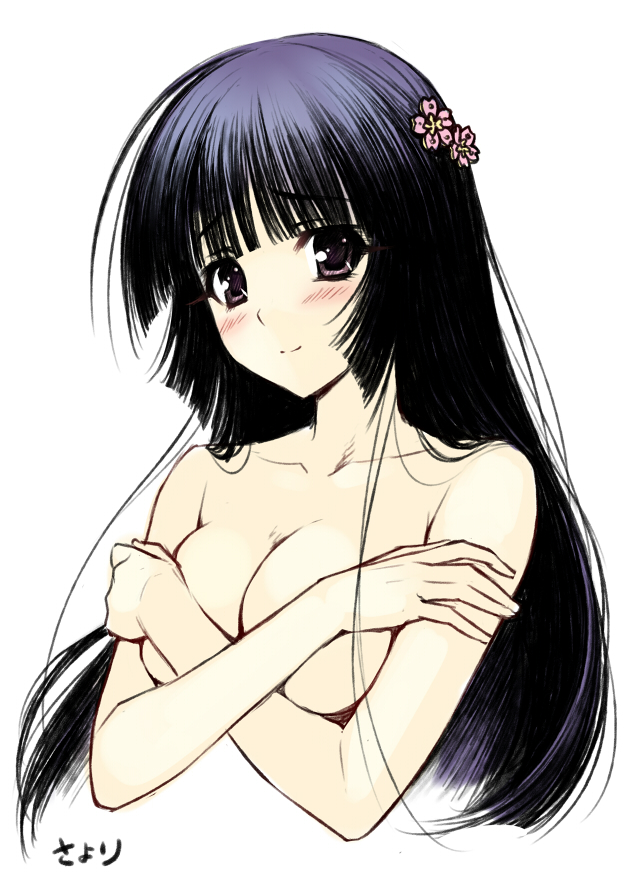 sendou yuzuka (muv-luv and 2 more) drawn by sayori_(neko_works)