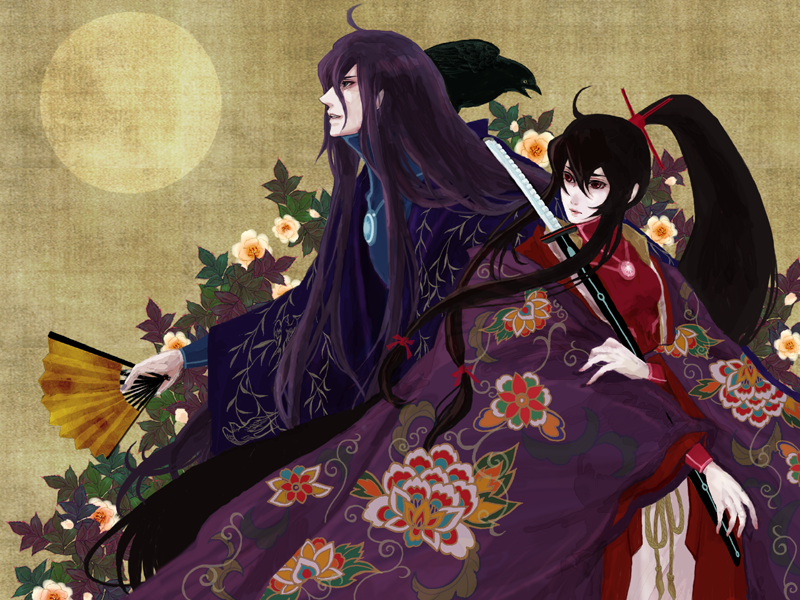 kamui gakupo and gakuko (vocaloid) drawn by ine_(namichidori)