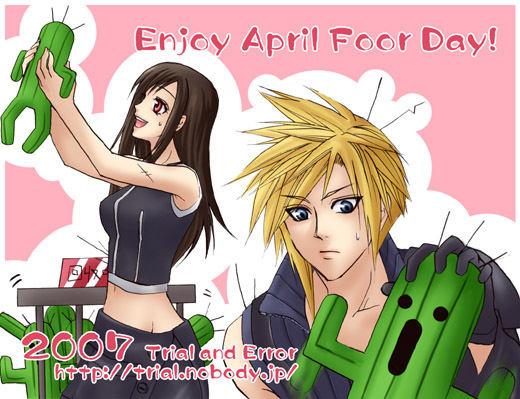 tifa lockhart, cloud strife, and sabotender (final fantasy and 2 more)