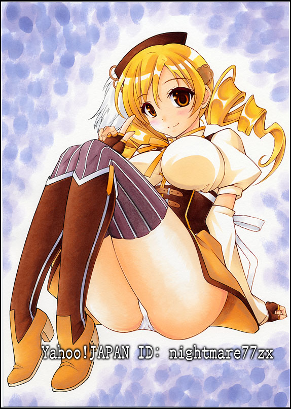 tomoe mami (mahou shoujo madoka magica) drawn by nightmare77zx
