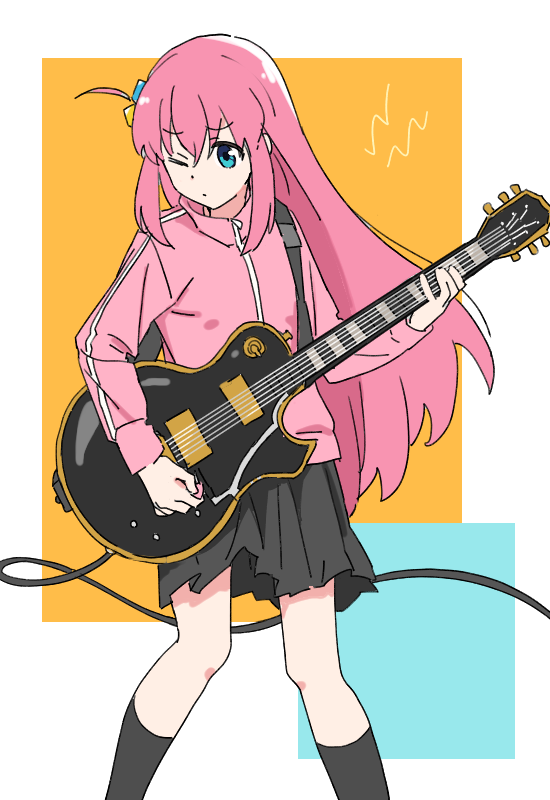 gotoh hitori (bocchi the rock!) drawn by snsikwii