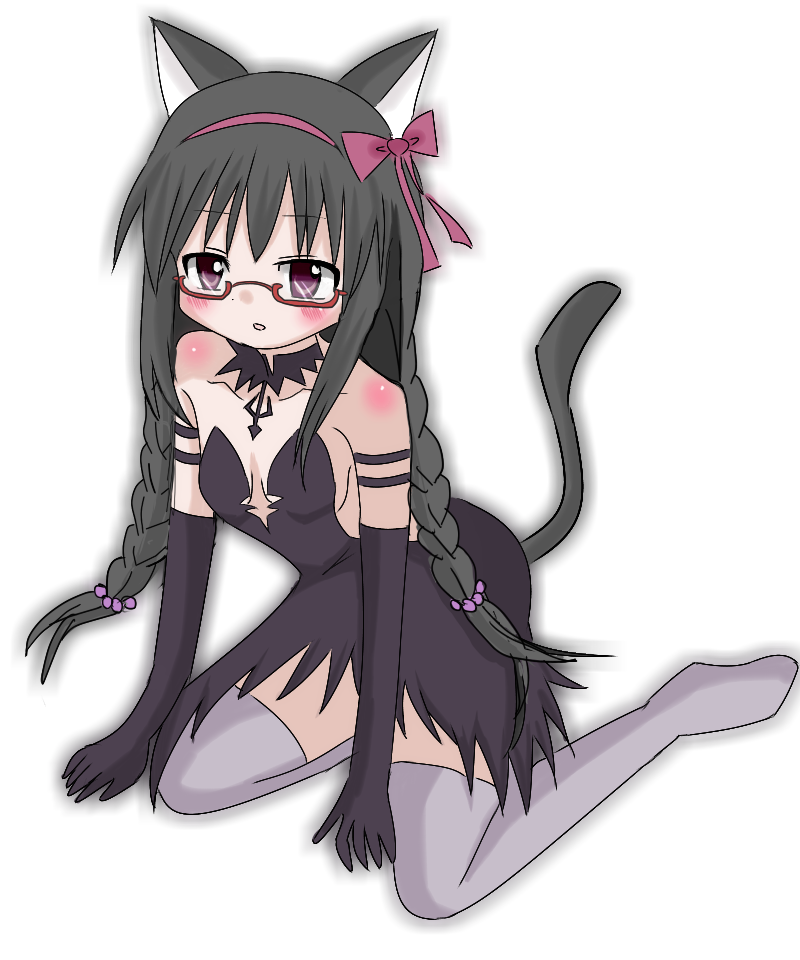 akemi homura and akuma homura (mahou shoujo madoka magica and 1 more) drawn by hatune29