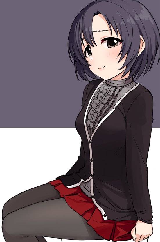 shiragiku hotaru (idolmaster and 1 more) drawn by omaru_gyuunyuu