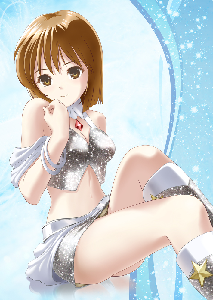 hagiwara yukiho (idolmaster and 1 more) drawn by ponnetsu