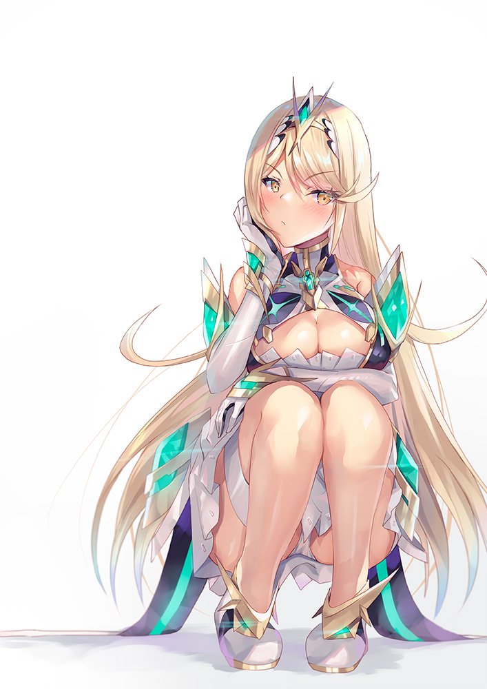 mythra (xenoblade chronicles and 1 more) drawn by inoue_takuya_(tactactak)