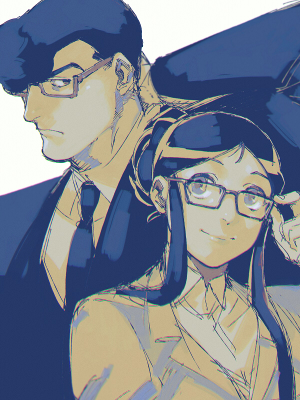 ginrei and murasame kenji (giant robo) drawn by hamu_fukurou